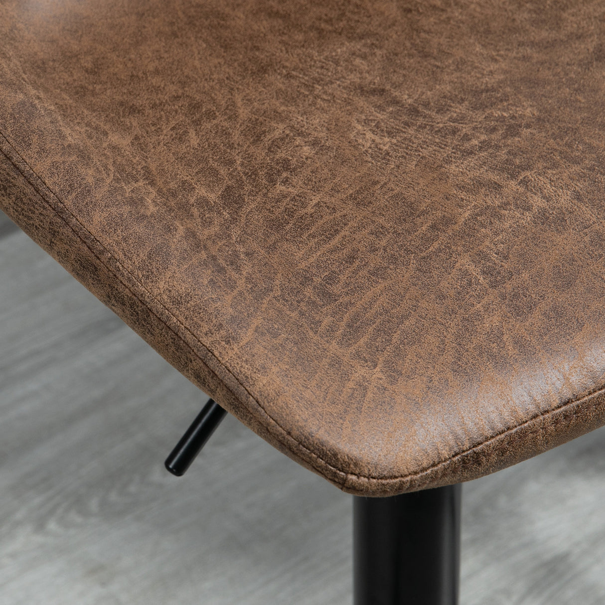 Leathaire Faux Leather Breakfast Bar Stools in Set Of 2 - Velmora