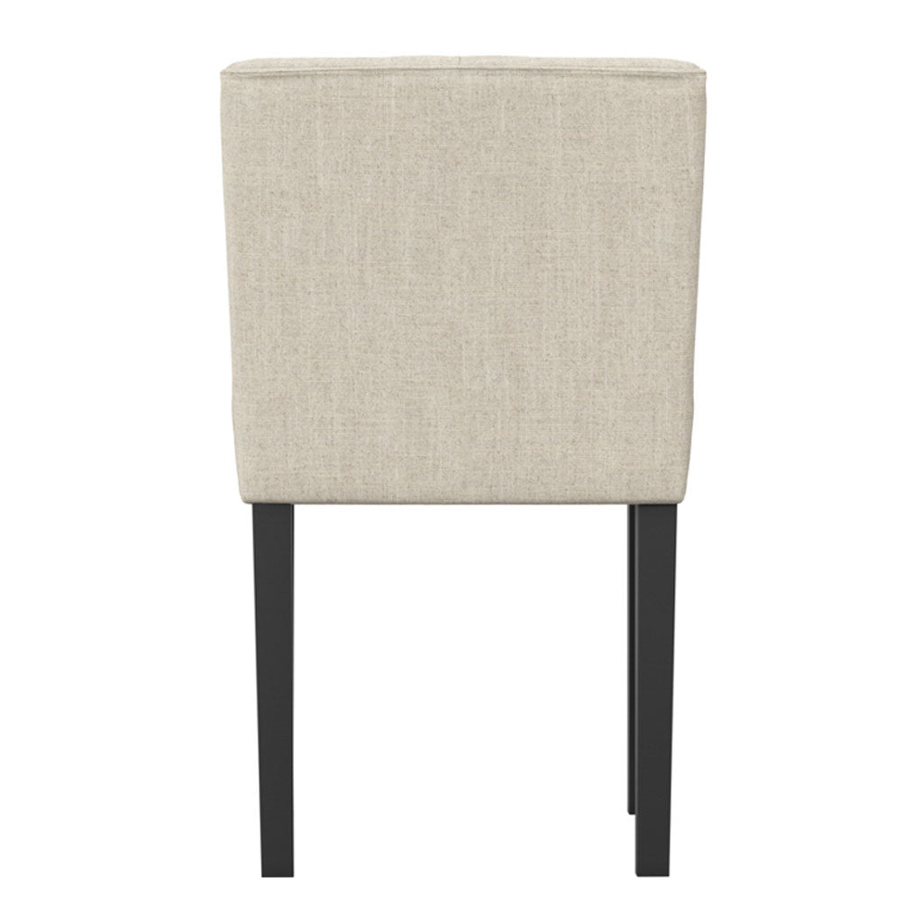 Linen Blend Fabric Dining Chair - Shay
