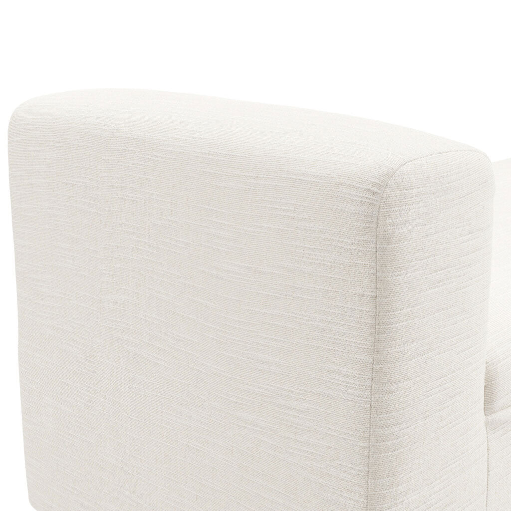 Linen Blend Fabric Hallway Seating Bench - Serena