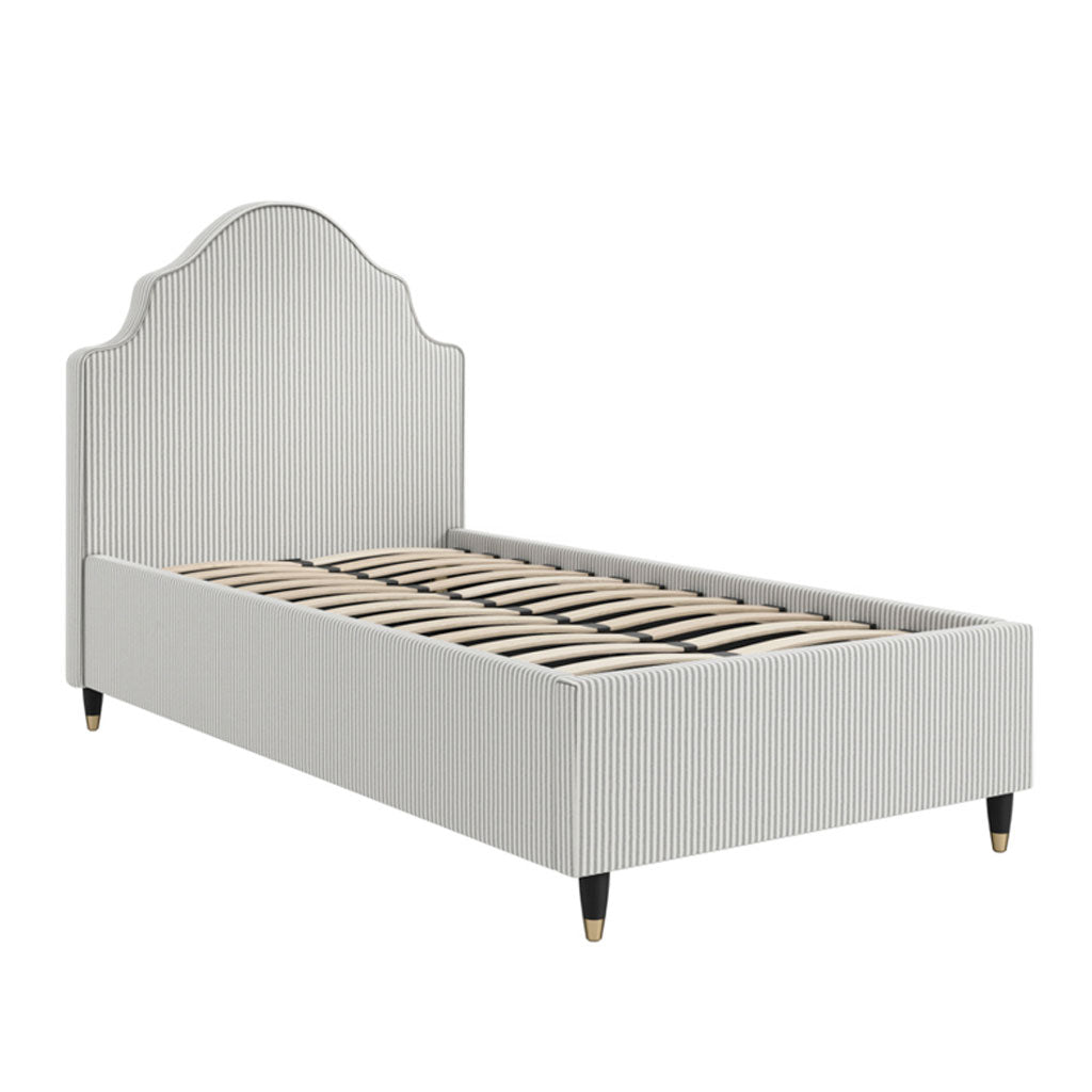 Linen Blend Fabric Single Bed - Monterey