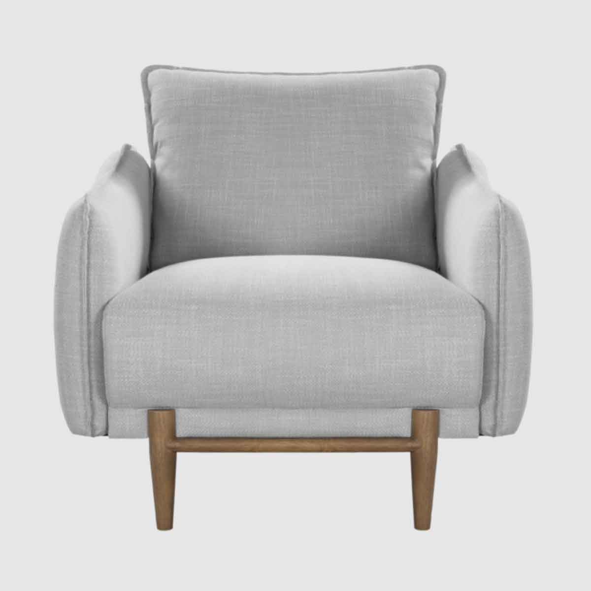 Linen Fabric Armchair 88cm Wide - Louie