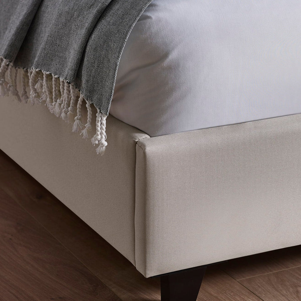 Linen Fabric Single Bed - Aylen