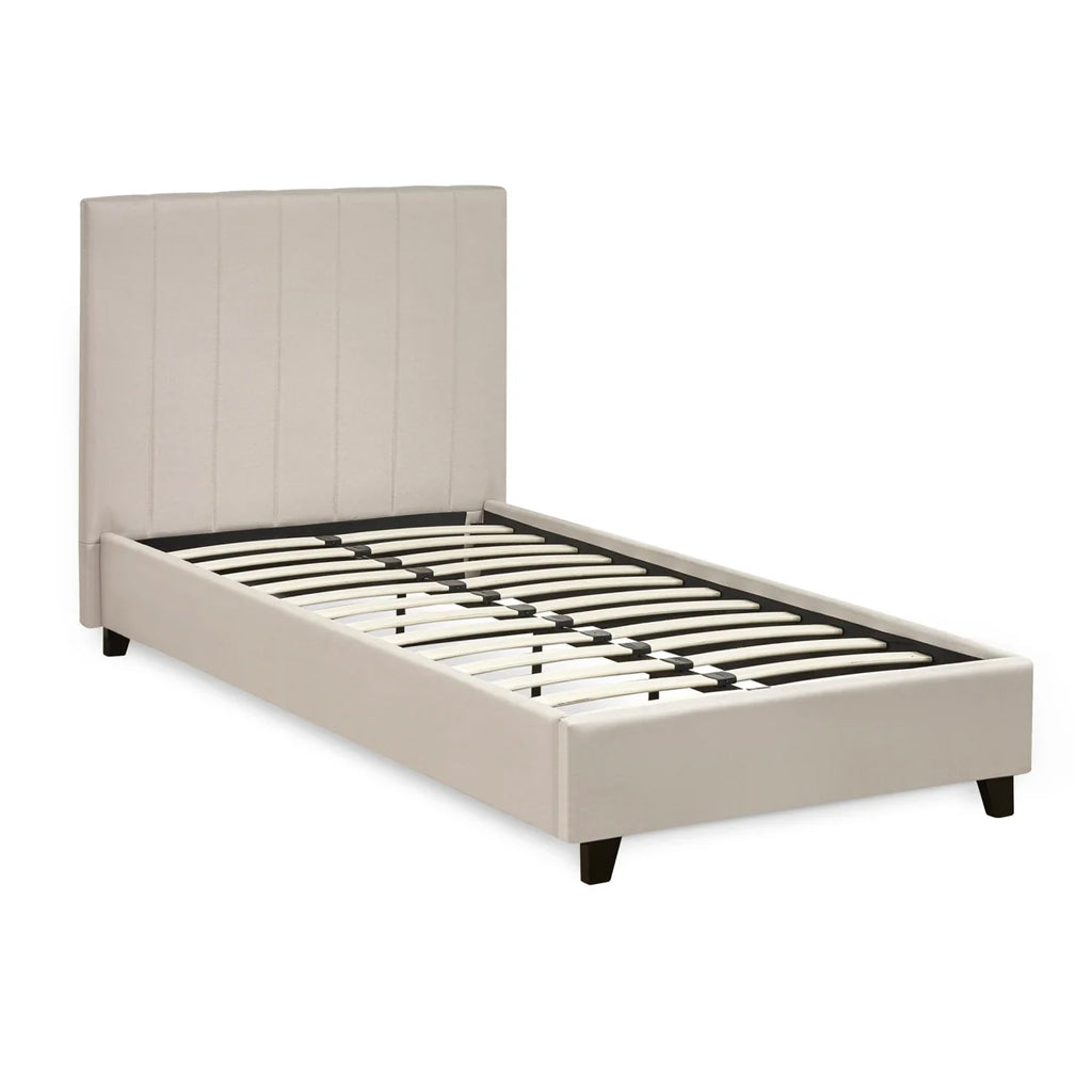 Linen Fabric Single Bed - Aylen