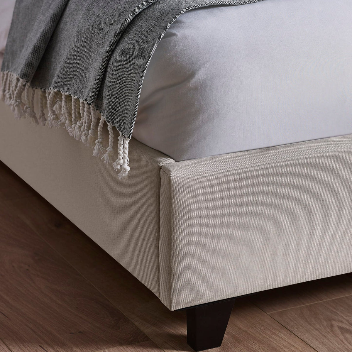 Linen Fabric Single Bed - Aylen