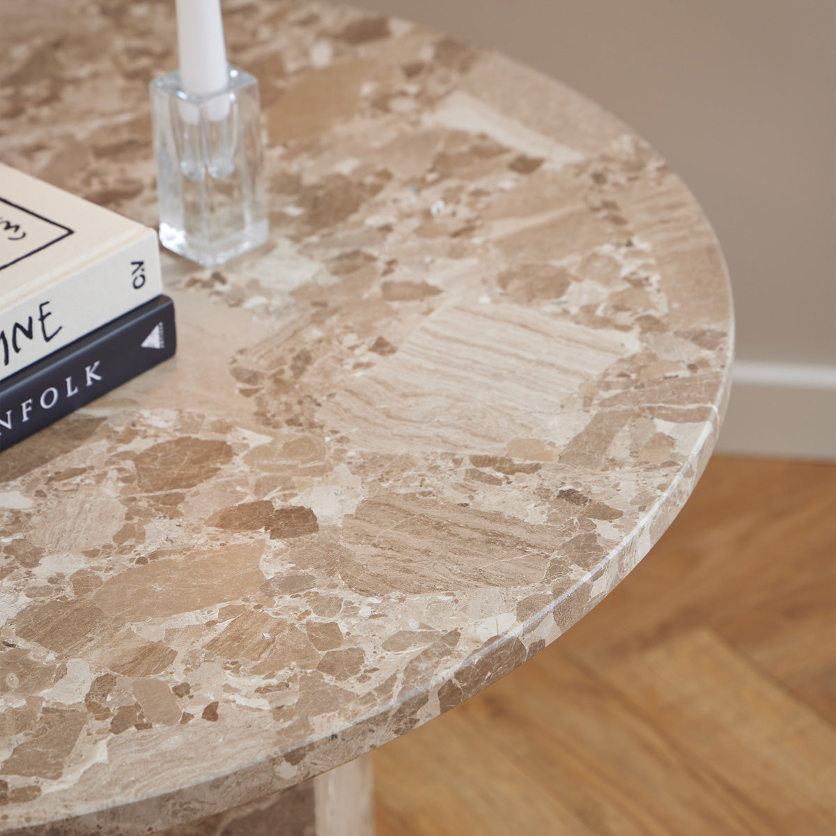Marble Coffee Table Round - Naxos