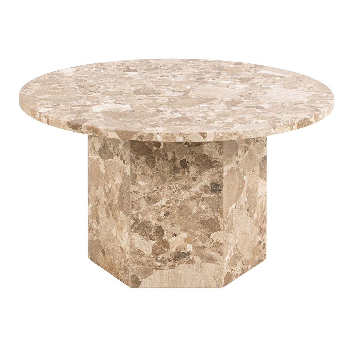 Marble Coffee Table Round - Naxos