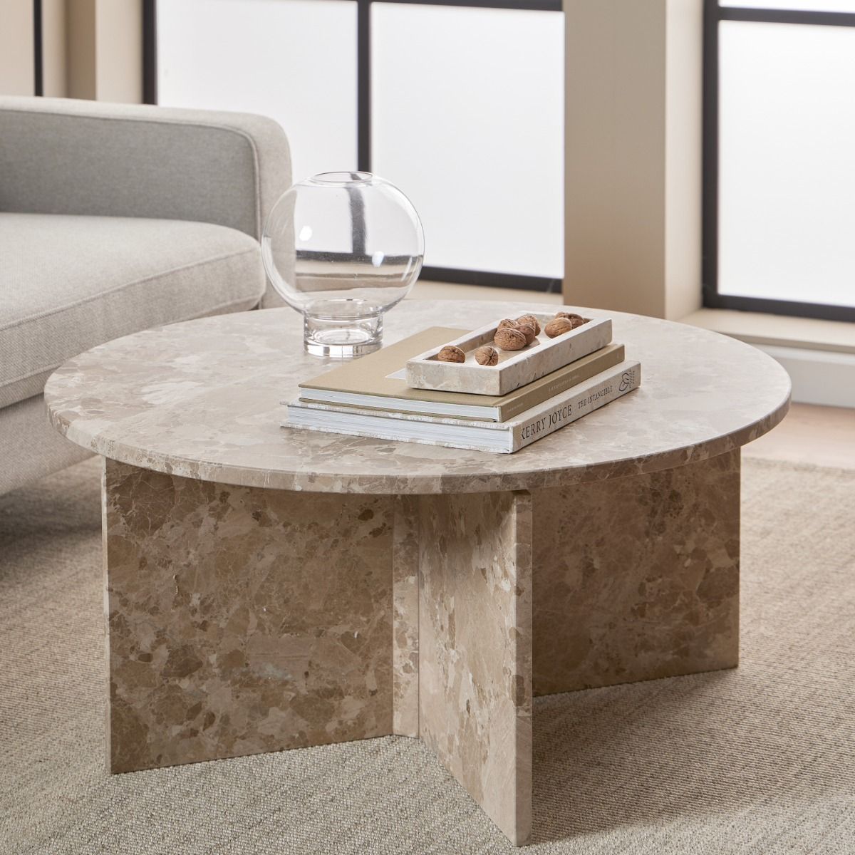 Marble Coffee Table Round - Vega