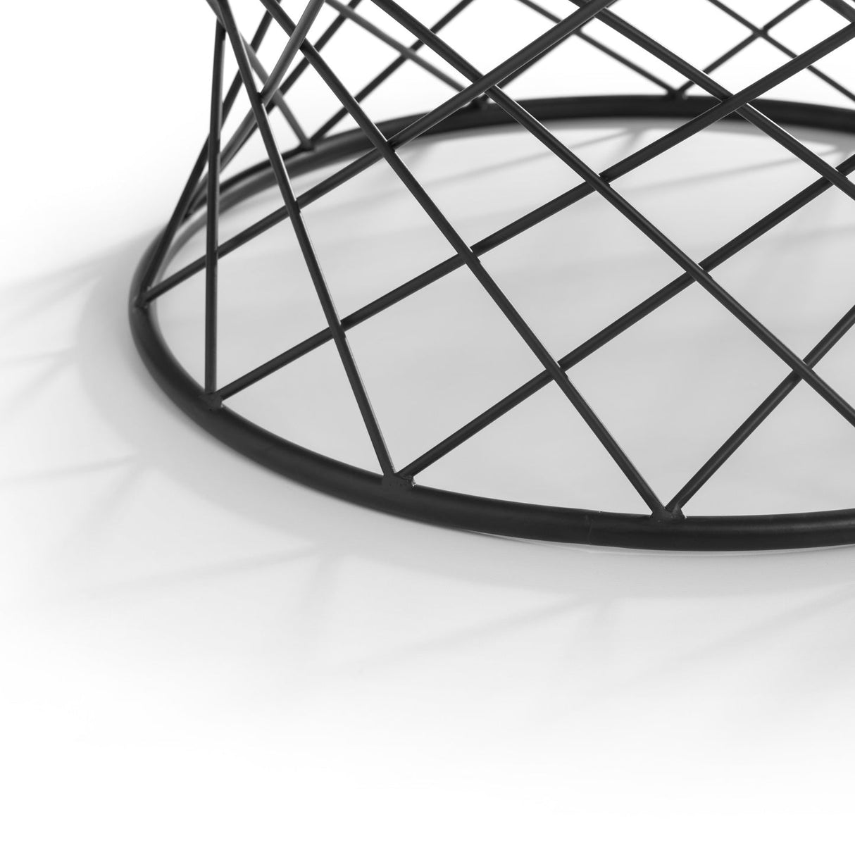 Marble Coffee Table With Wire Metal Base - Trevi