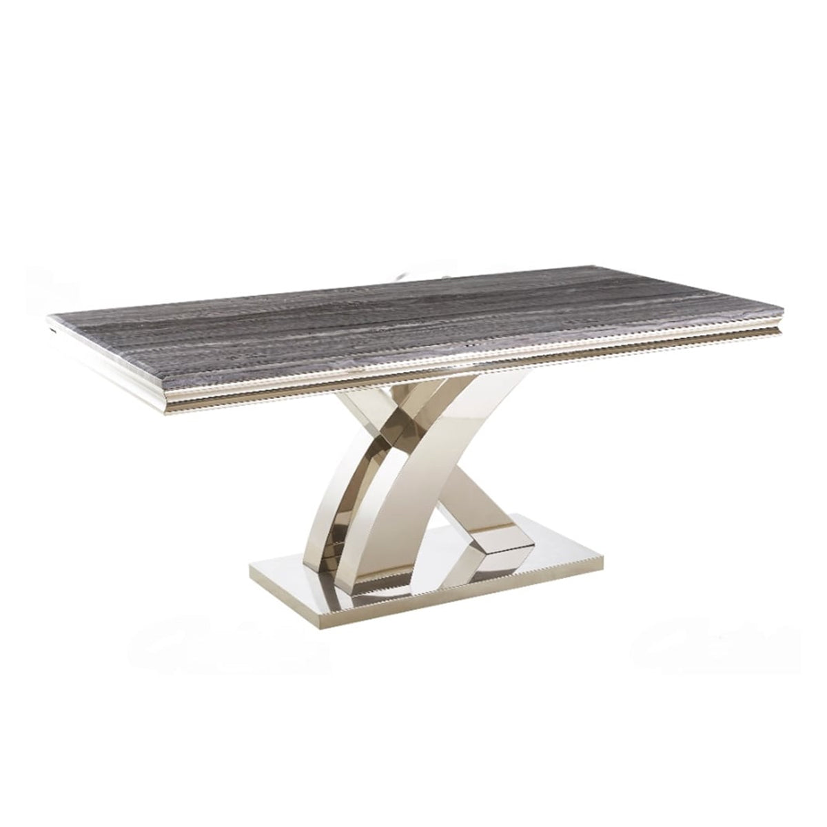 Marble Dining Table for 6 to 8 People Rectangular - Mayfair