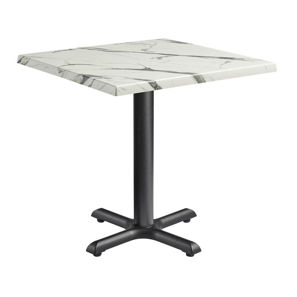 Marble Dining Table for 4 People 60cm Wide Square - Enduratop