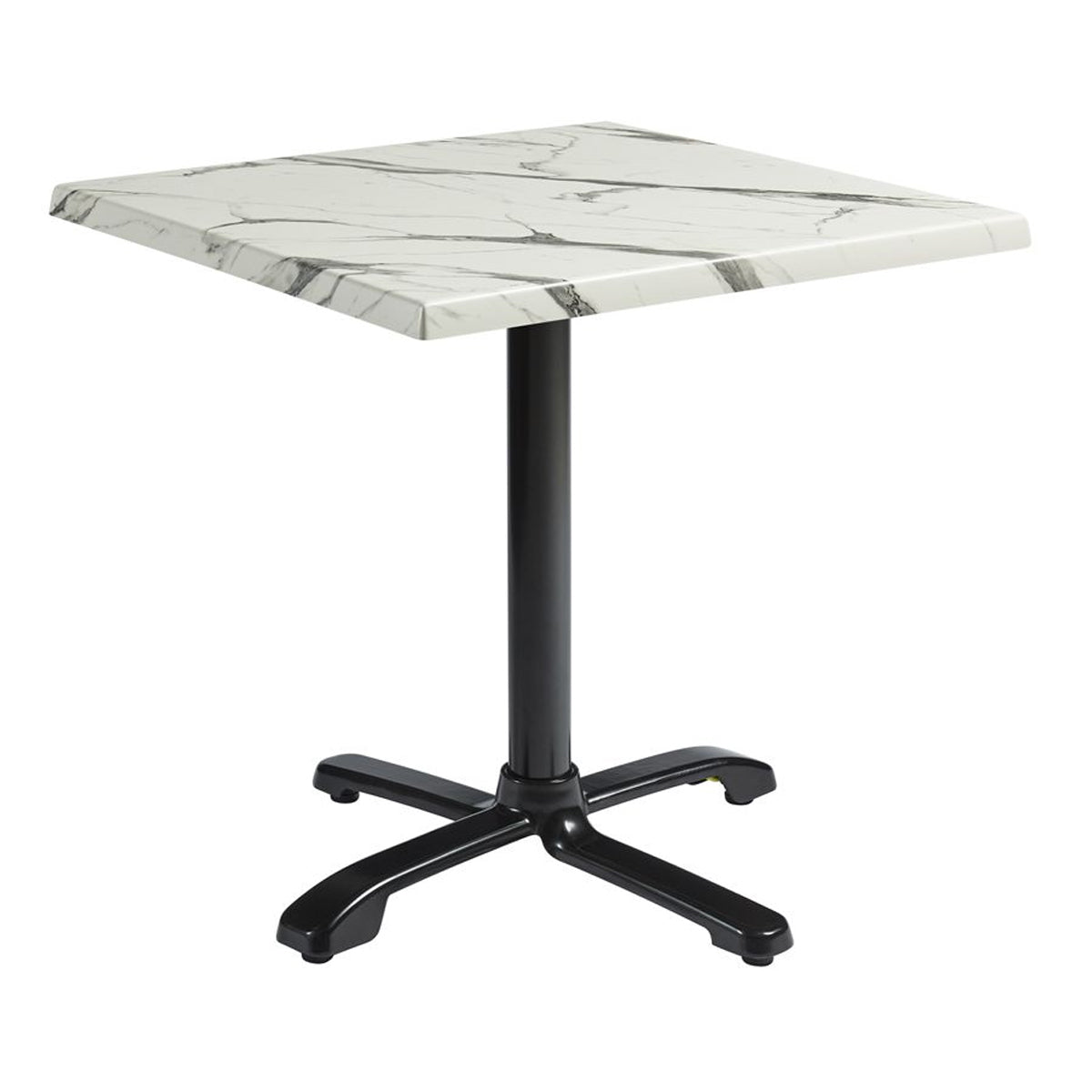 Marble Dining Table for 4 People 80cm Wide Square With Flip Top - Enduratop
