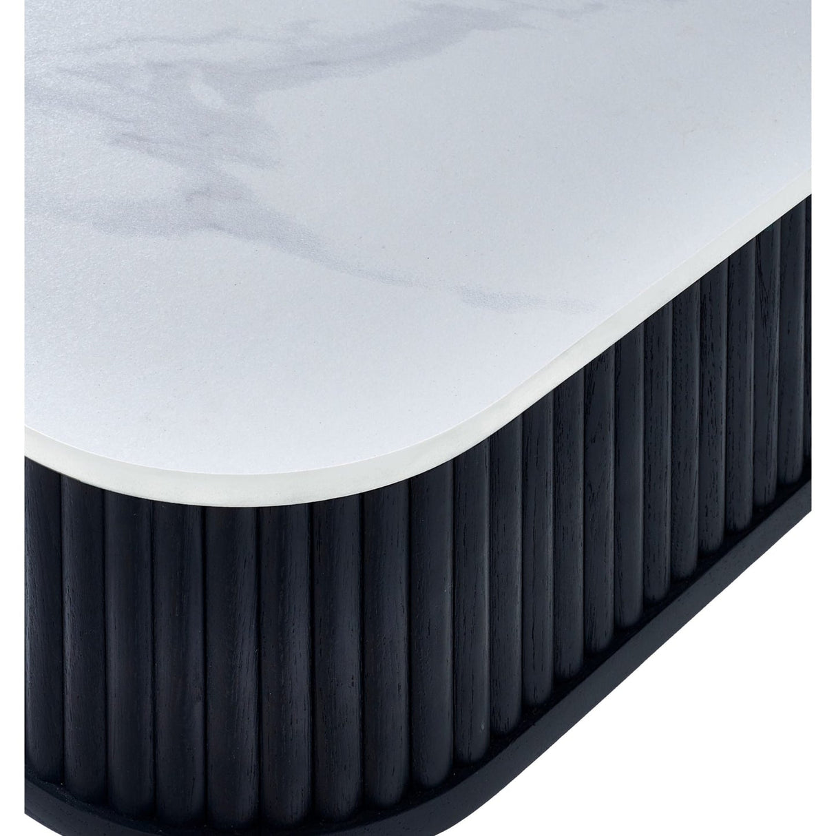 Marble Dining Table for 6 People With 2 Drawers - Louis