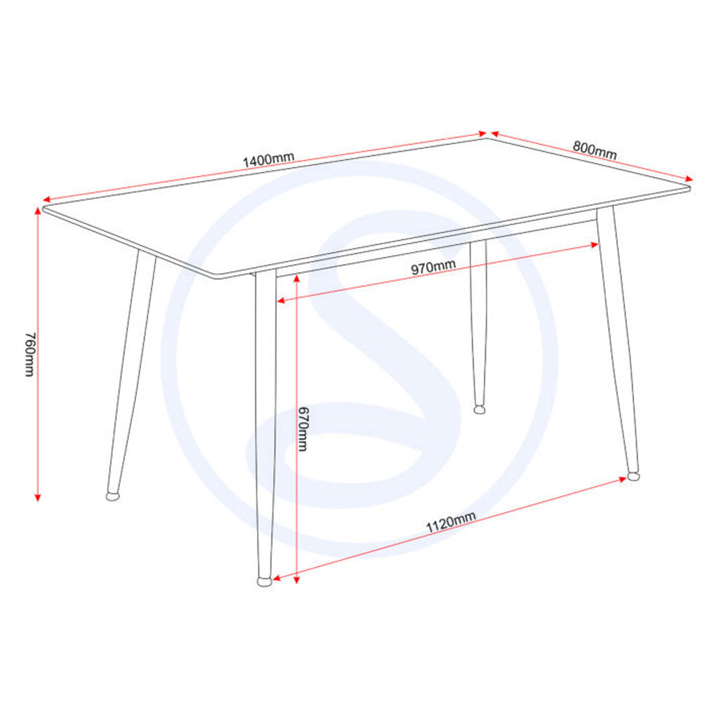 Marble Dining Table With 4 Dining Chairs - Fenton