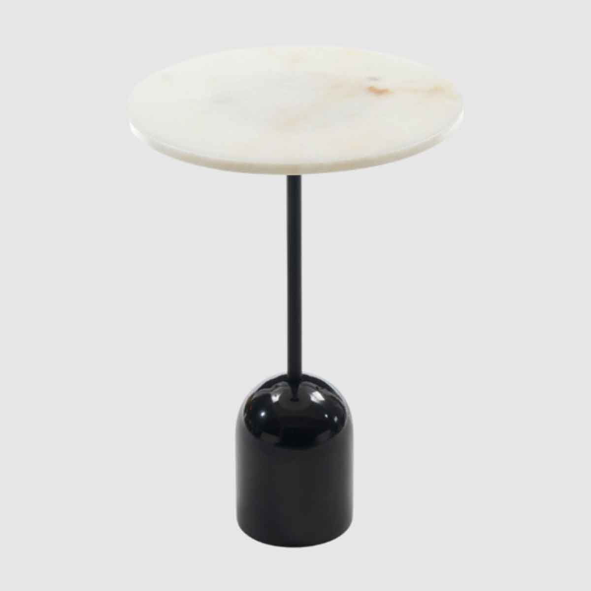 Marble Lamp Table 40cm Wide Round - Thyme