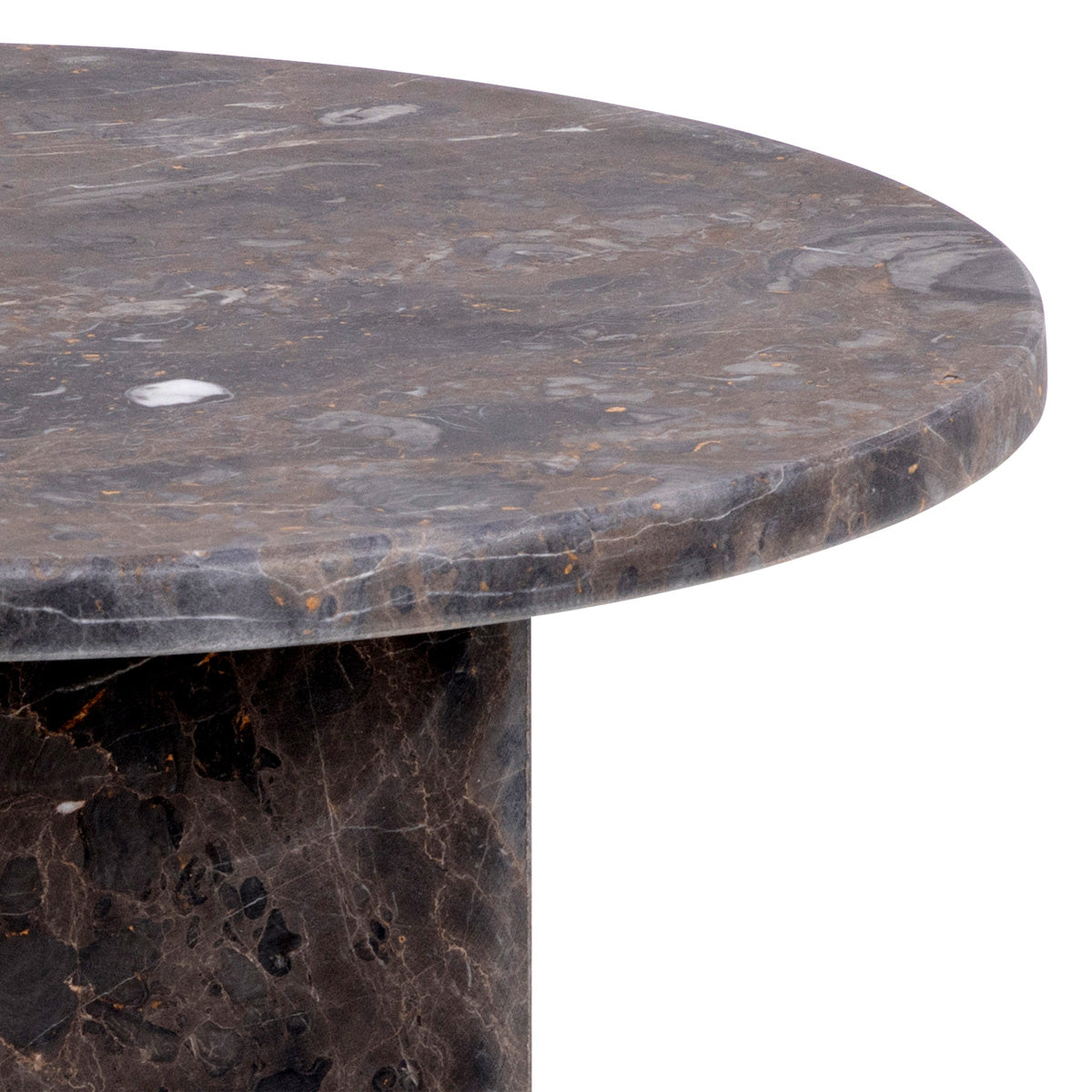 Marble Side Table Round - Naxos