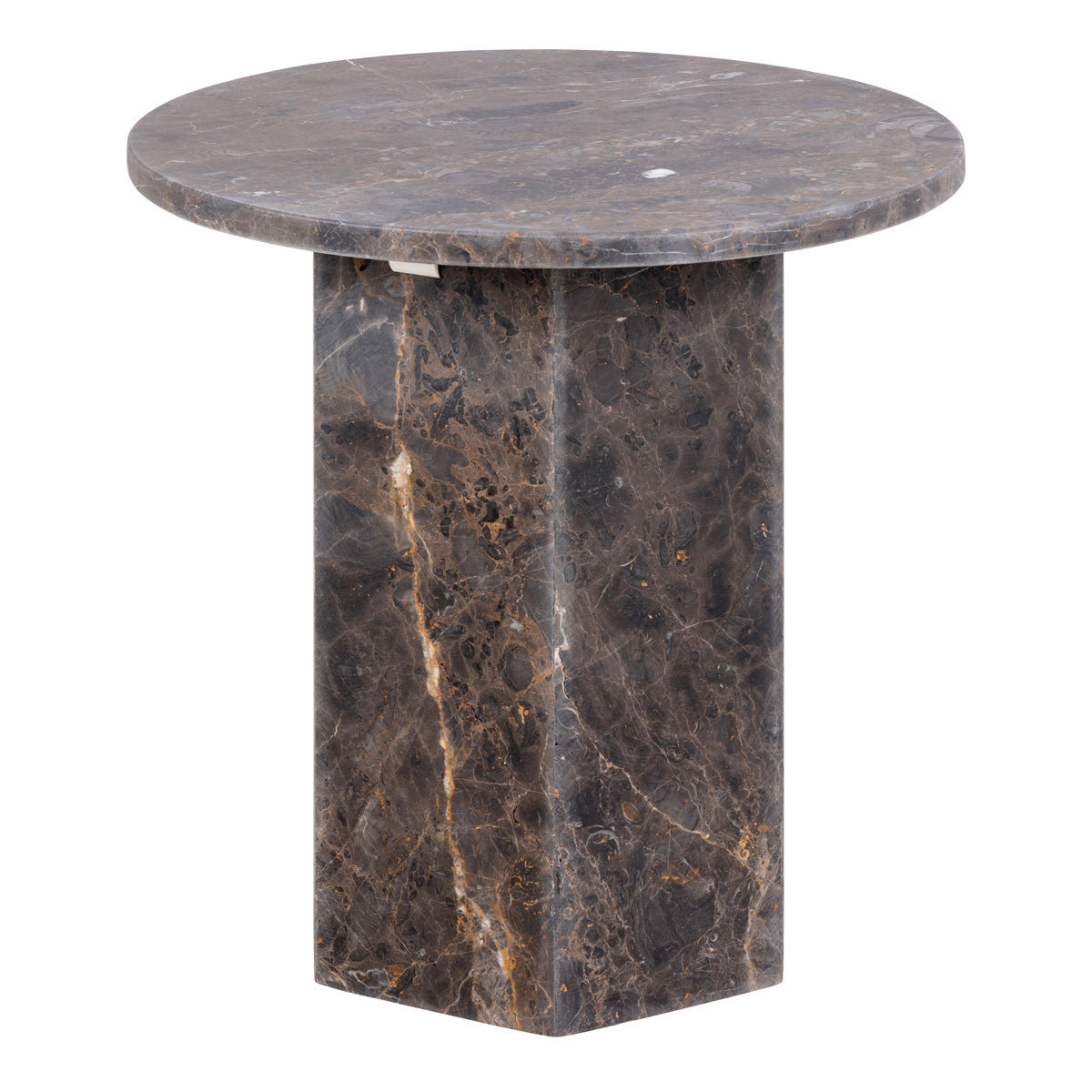 Marble Side Table Round - Naxos