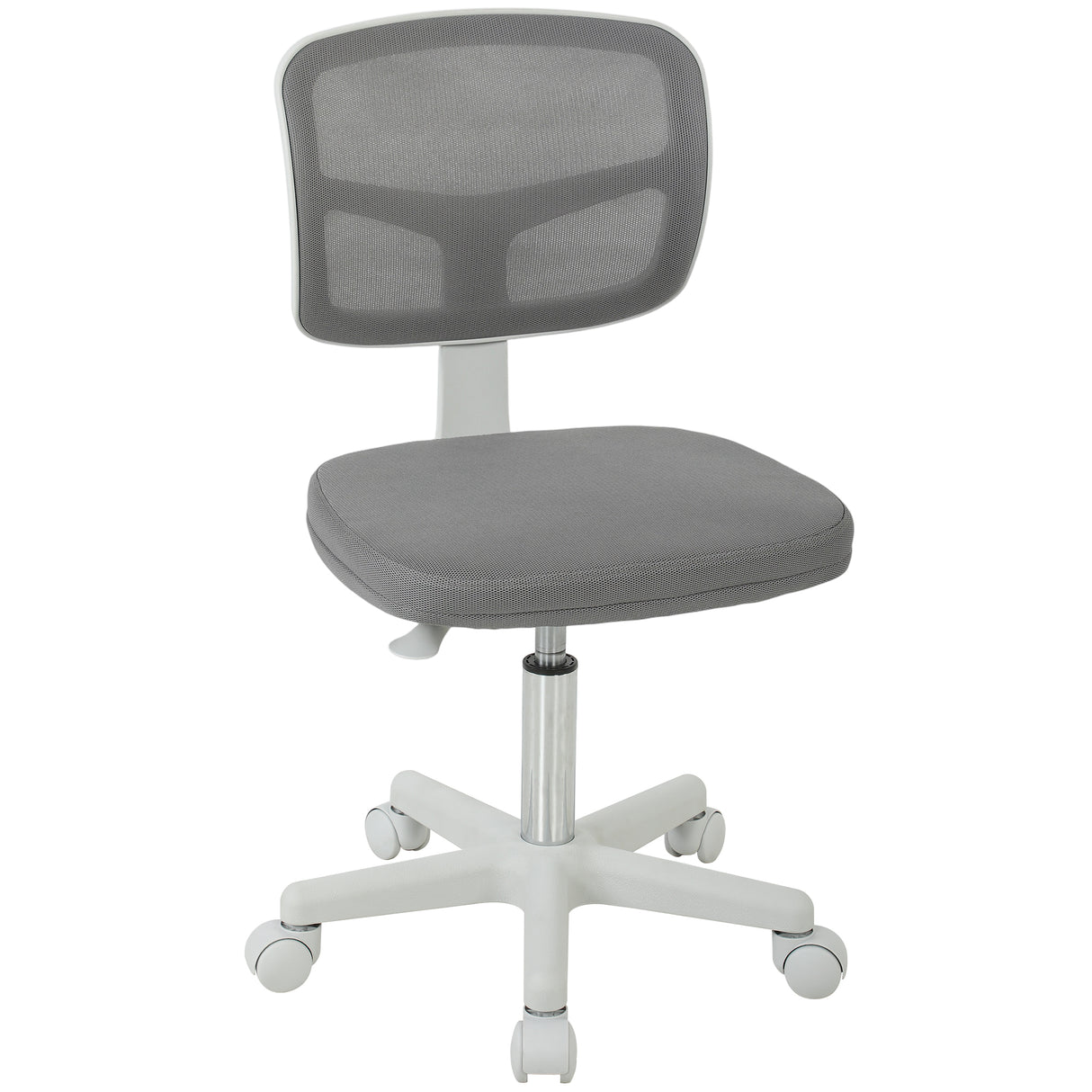 Mesh Fabric Home And Office Chair 43cm Wide Without Arms - Velmora