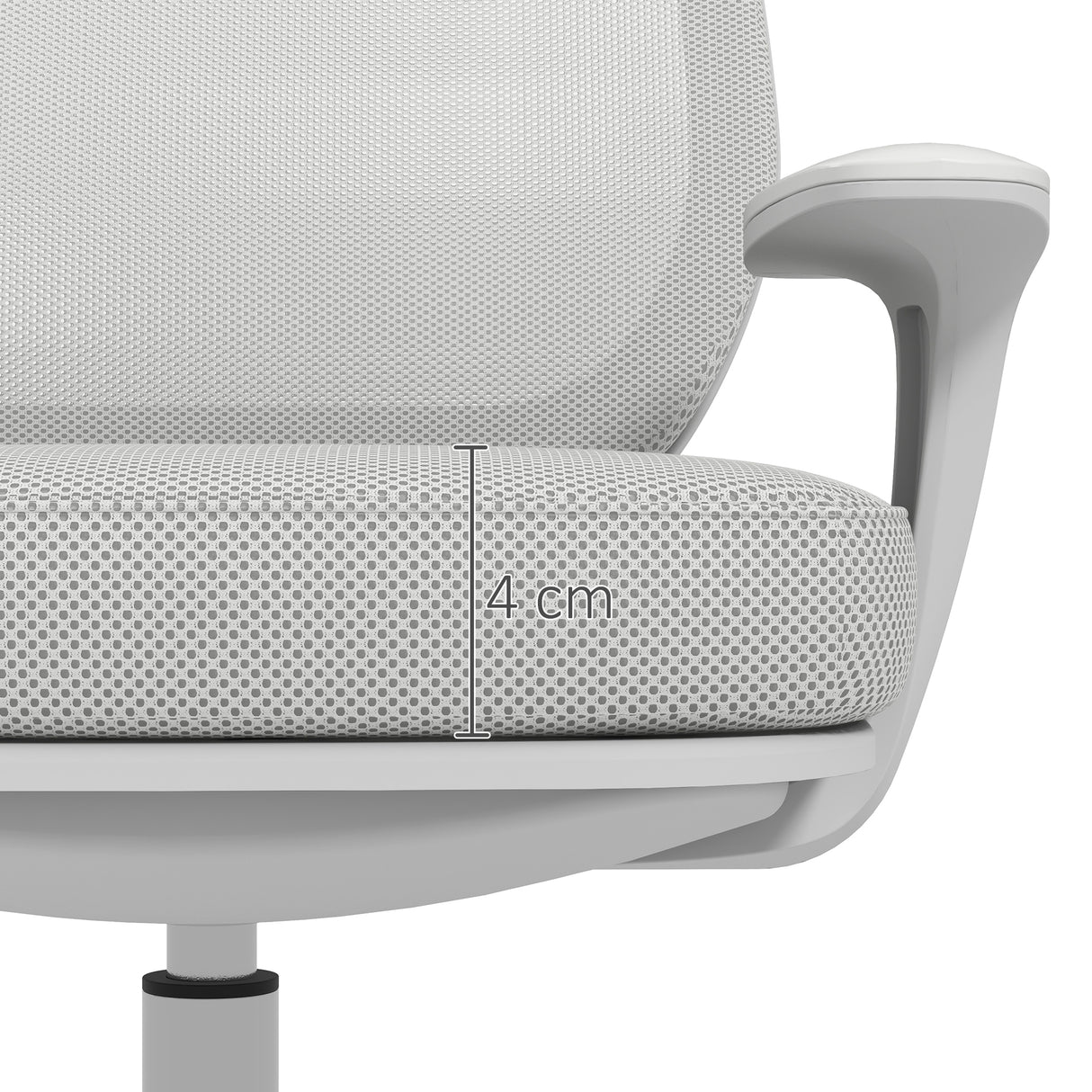 Mesh Fabric Home And Office Chair 55cm Wide - Velmora