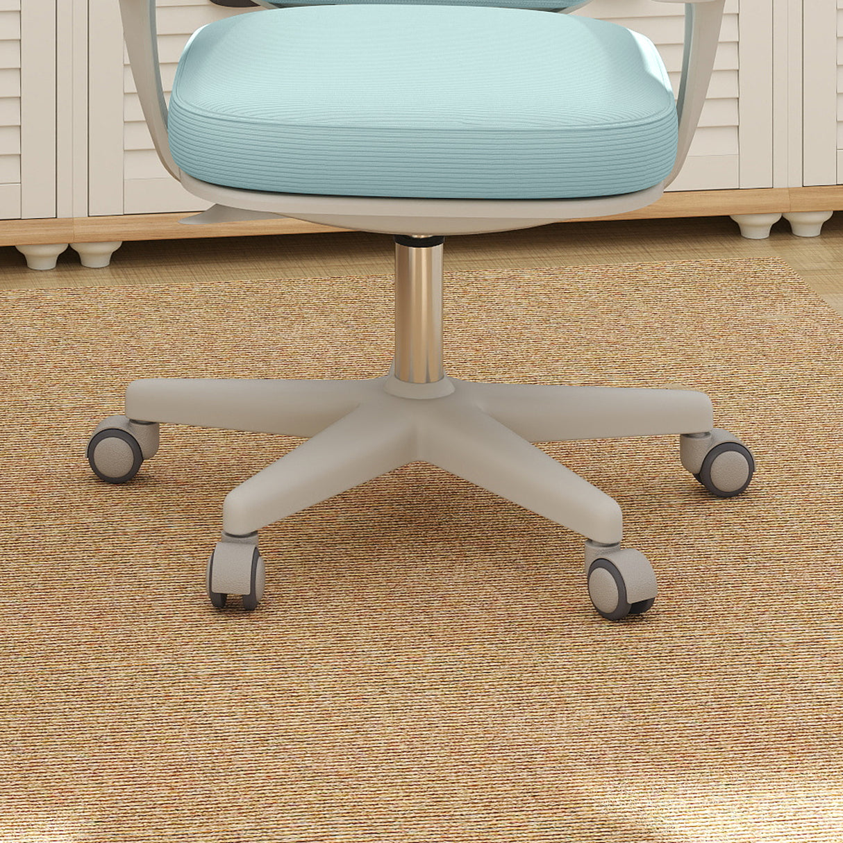 Mesh Fabric Home And Office Chair 55cm Wide - Velmora
