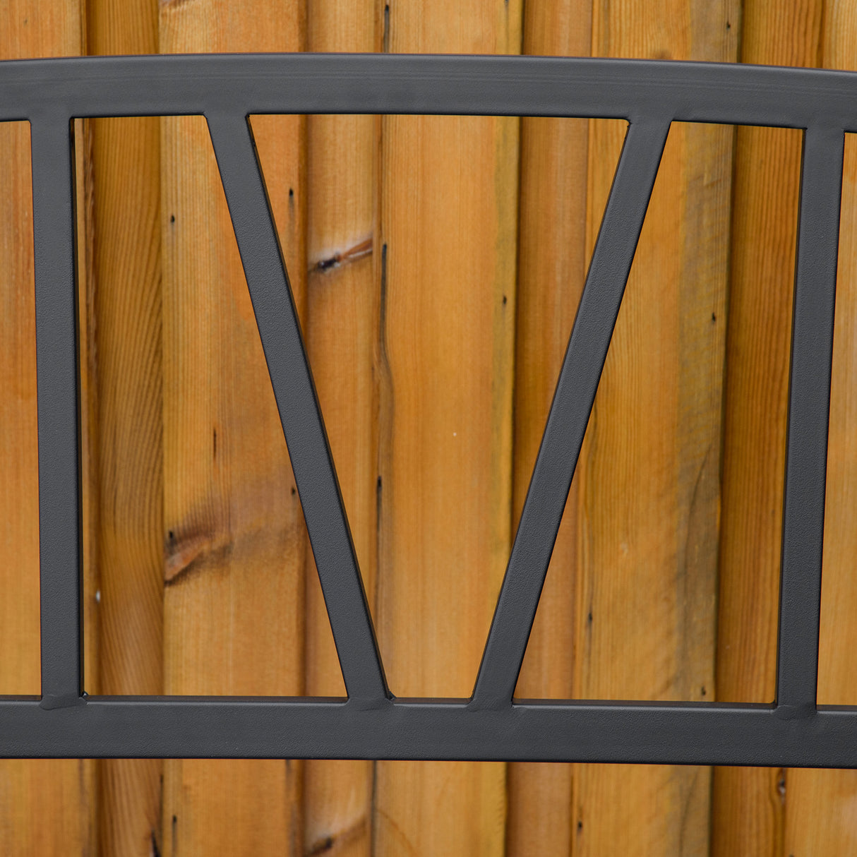 Metal 2 Seater Garden Bench Loveseat - Velmora