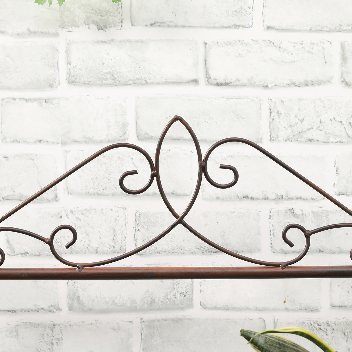 Metal 3 Tier Folding Plant Stand 60.5cm Wide - Velmora