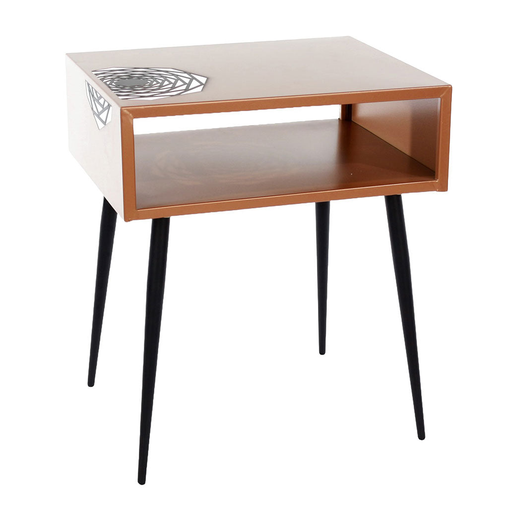 Metal Bedside Cabinet With 1 Shelf - Options