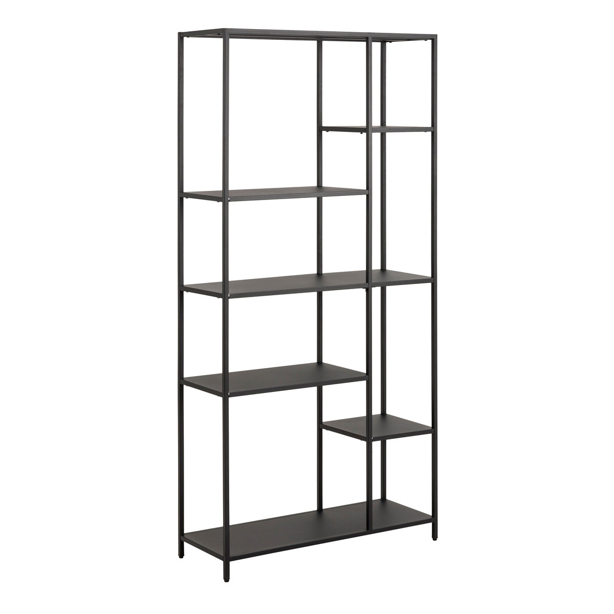 Metal Bookcase Asymmetrical With 6 Shelves - Newcastle