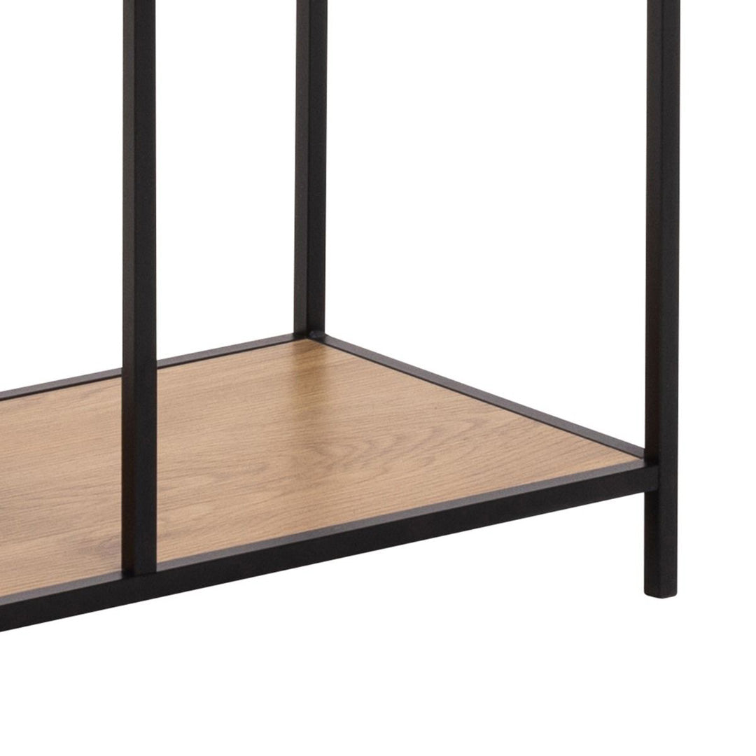 Metal Bookcase Tall With 4 Shelves And 2 Drawers - Seaford