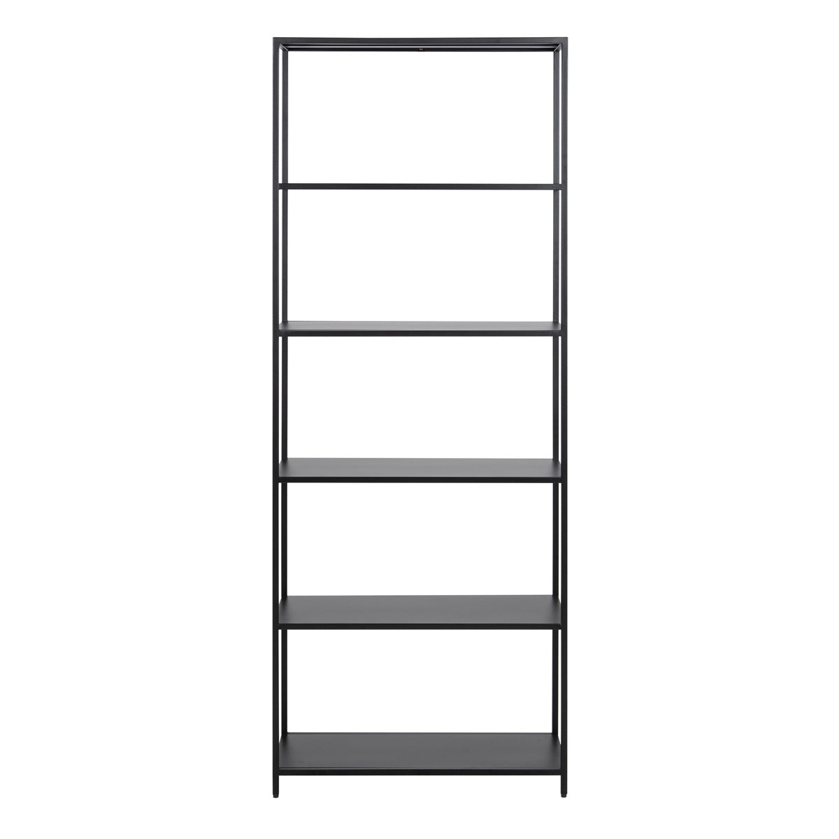 Metal Bookcase Tall With 5 Shelves - Newcastle