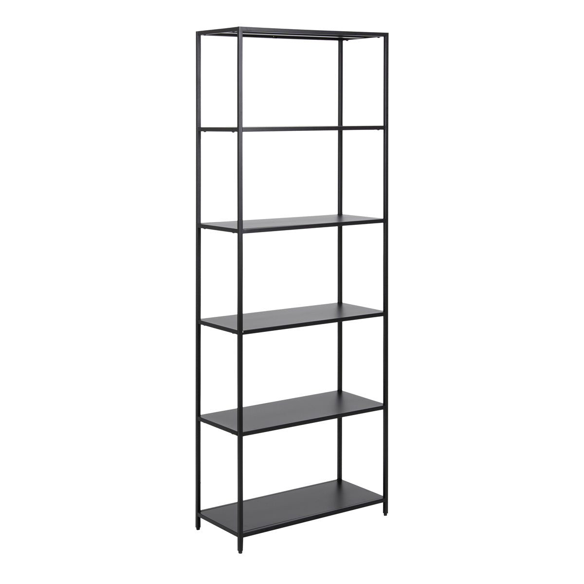 Metal Bookcase Tall With 5 Shelves - Newcastle