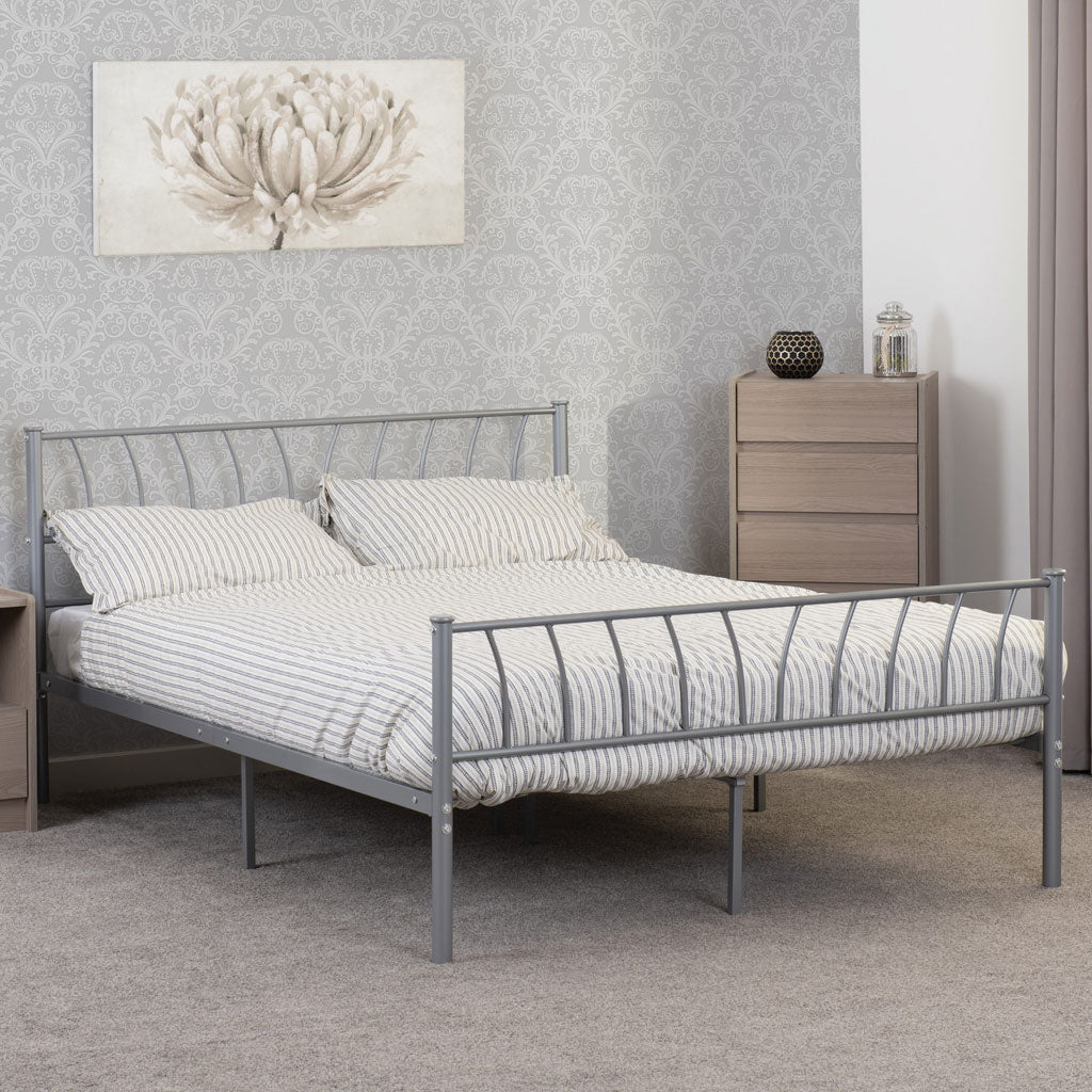 Metal Double Bed - Harlow