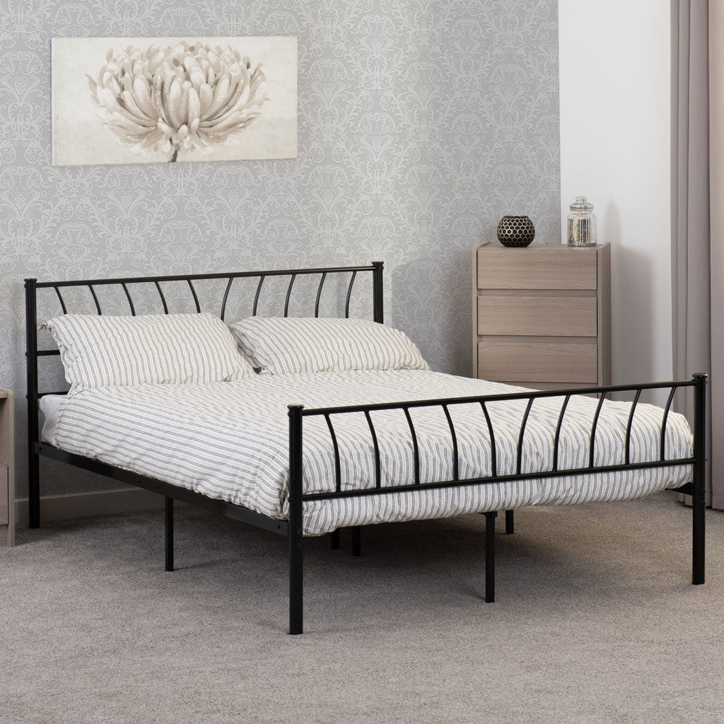 Metal Double Bed - Harlow