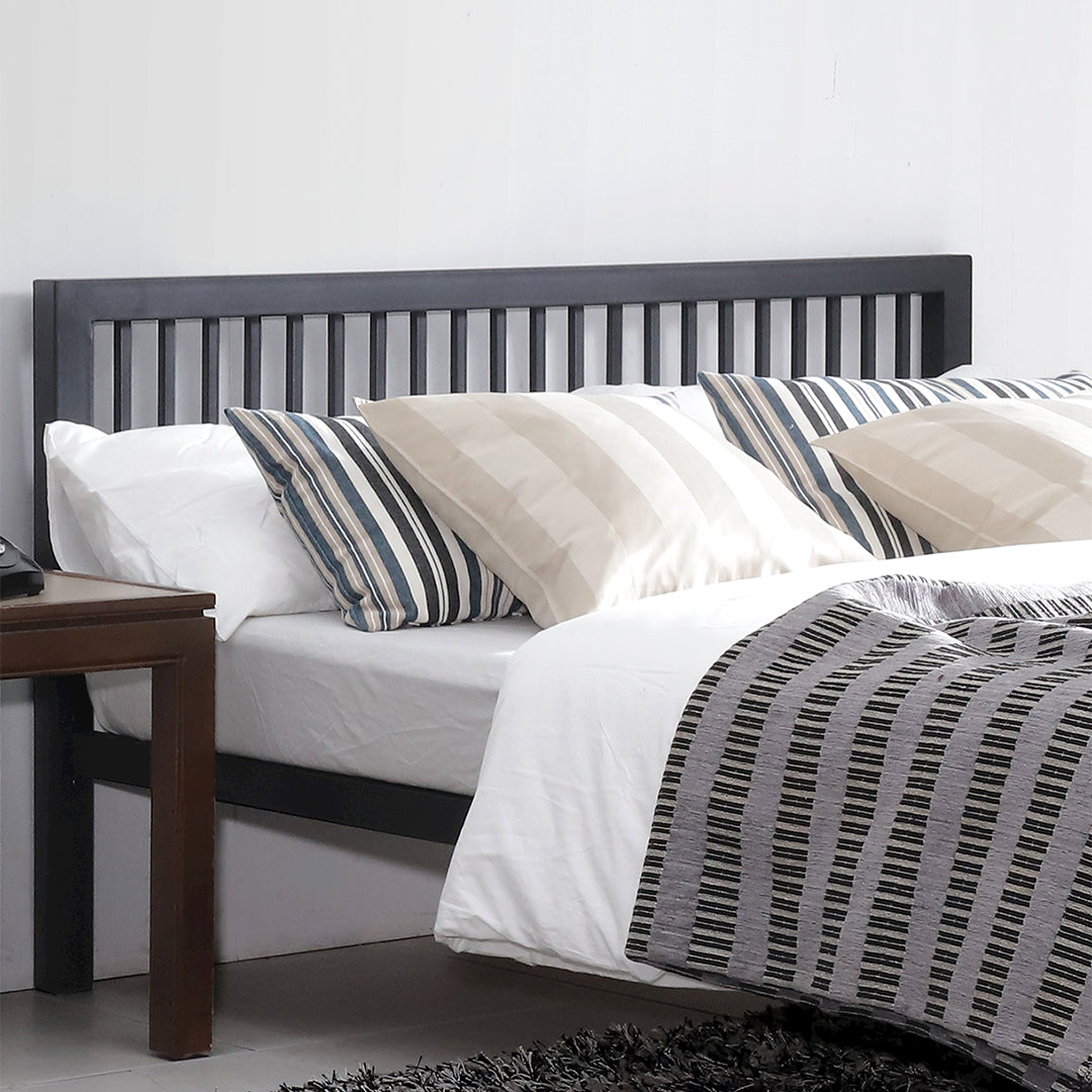 Metal Double Bed With Sprung Slatted Base - Meridian