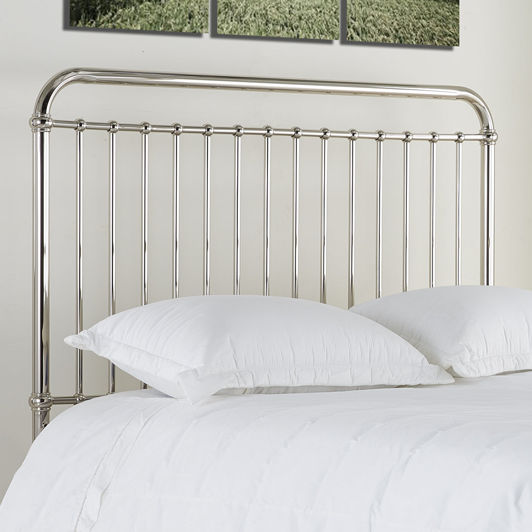 Metal Double Bed With Sprung Slatted Base - Rose