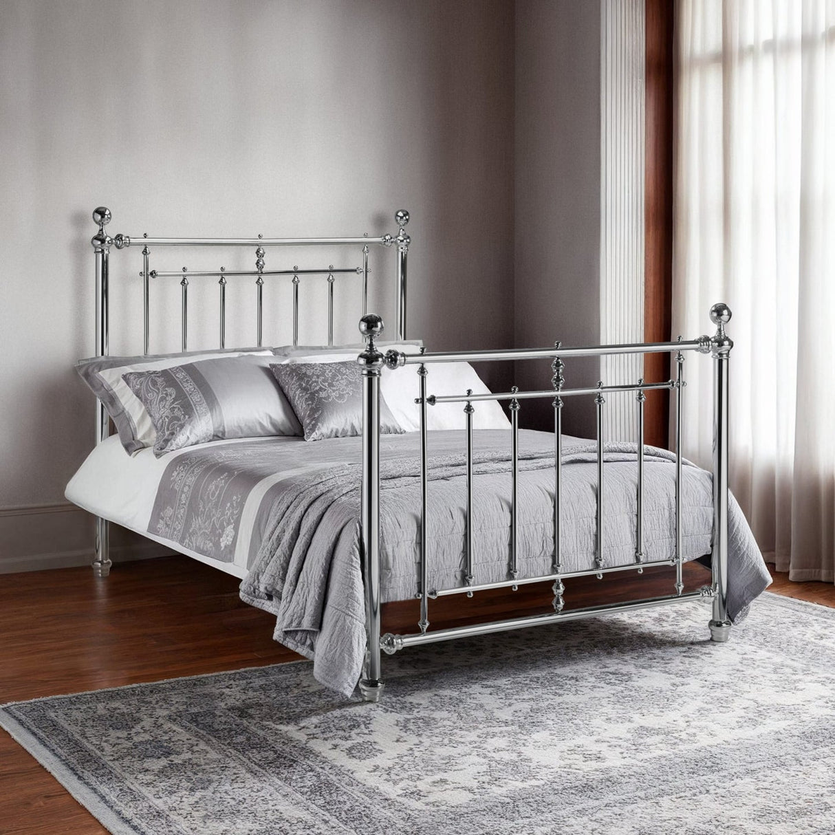 Metal King Size Bed - Empress