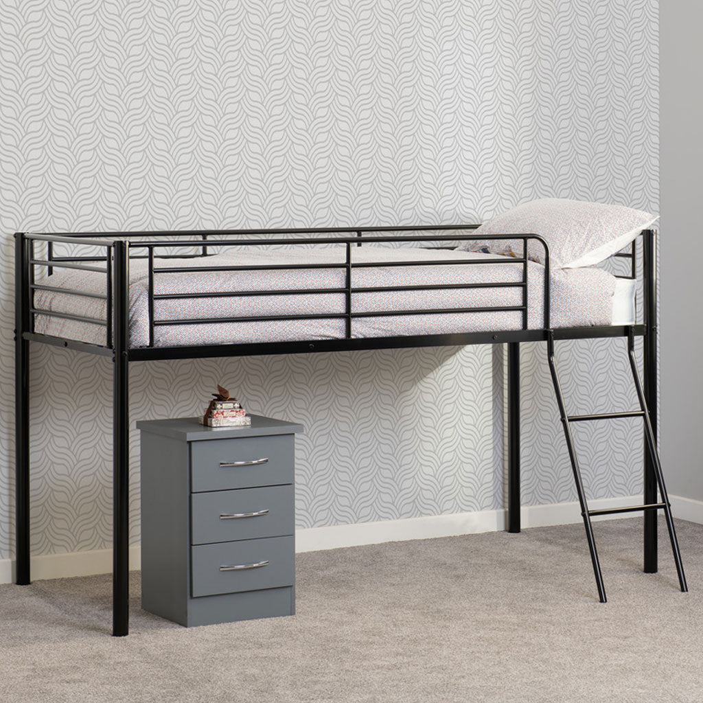 Metal Mid Sleeper Bed - Kora