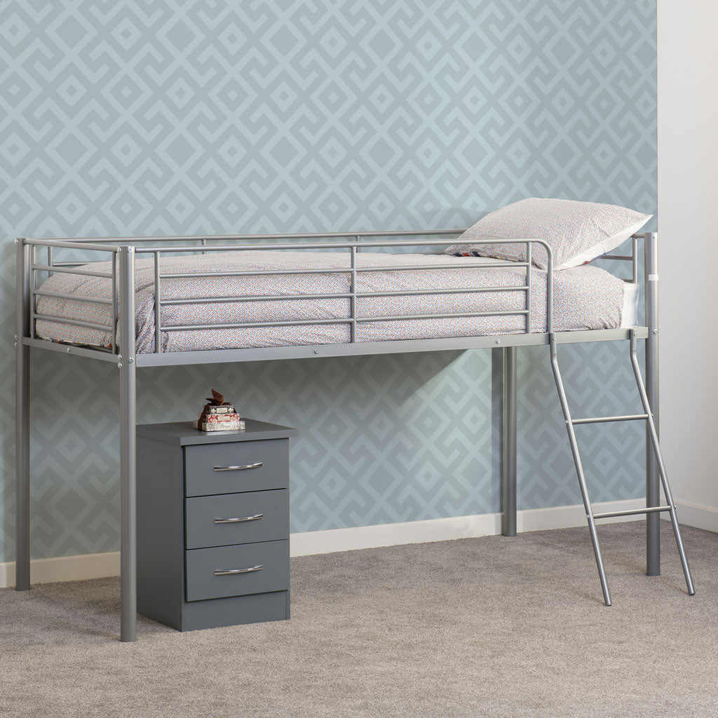 Metal Mid Sleeper Bed - Kora