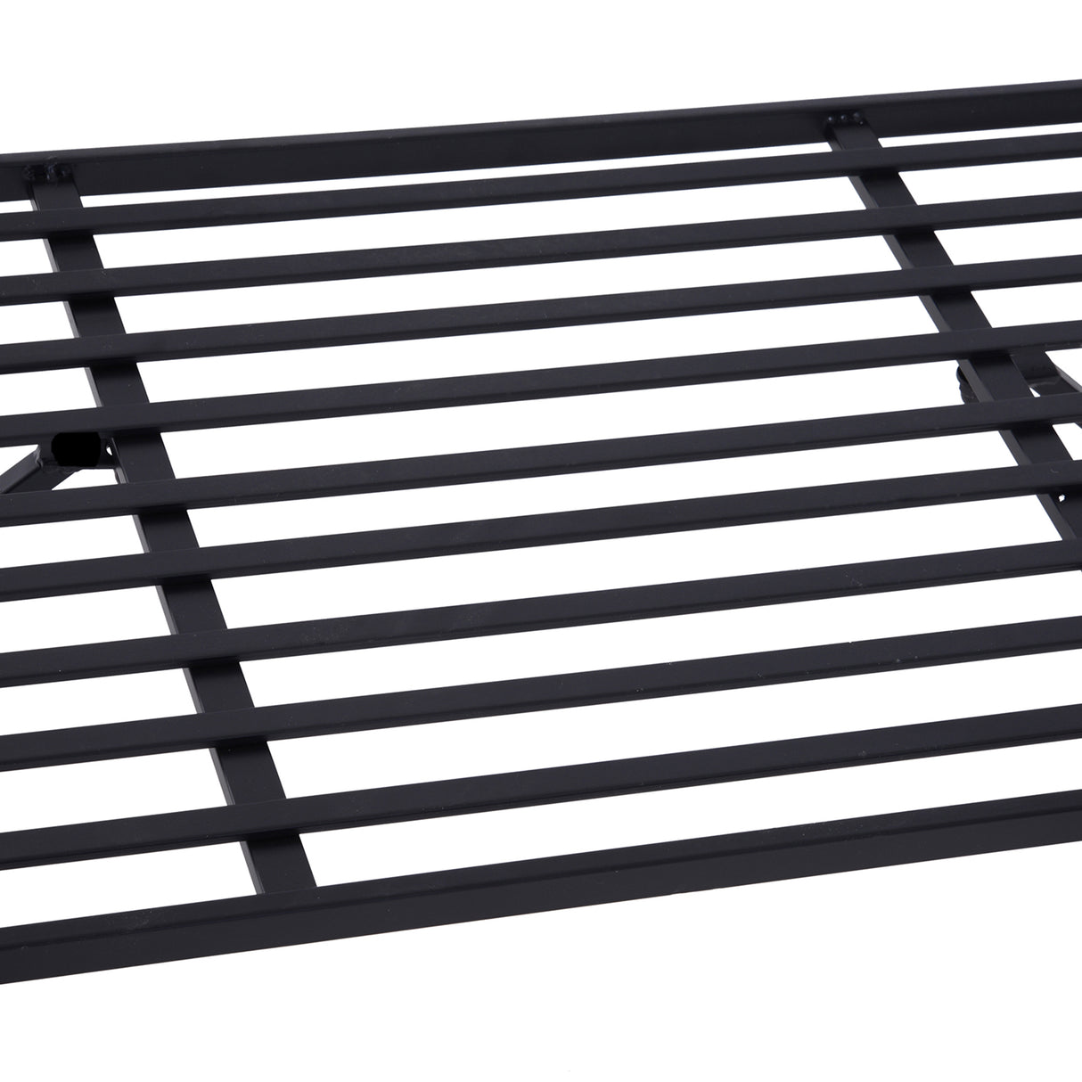 Metal Outdoor Patio Garden Bench 115cm Wide With Arch - Velmora