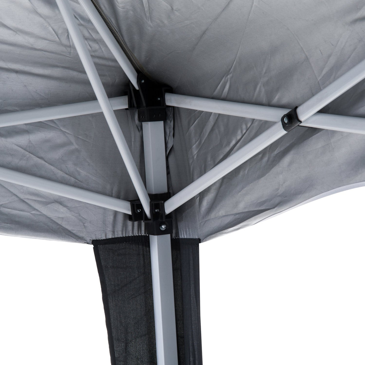 Metal Pop Up Gazebo Tent 297cm Width x 297cm Depth - Velmora