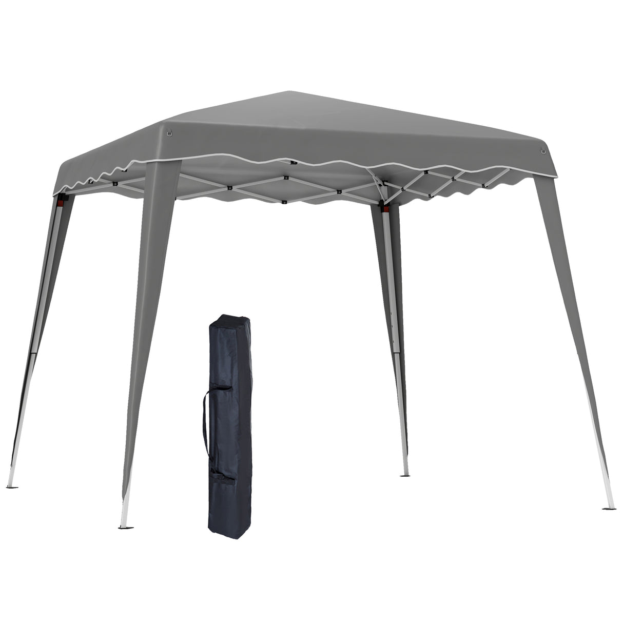 Metal Pop Up Gazebo Tent 297cm Width x 297cm Depth - Velmora