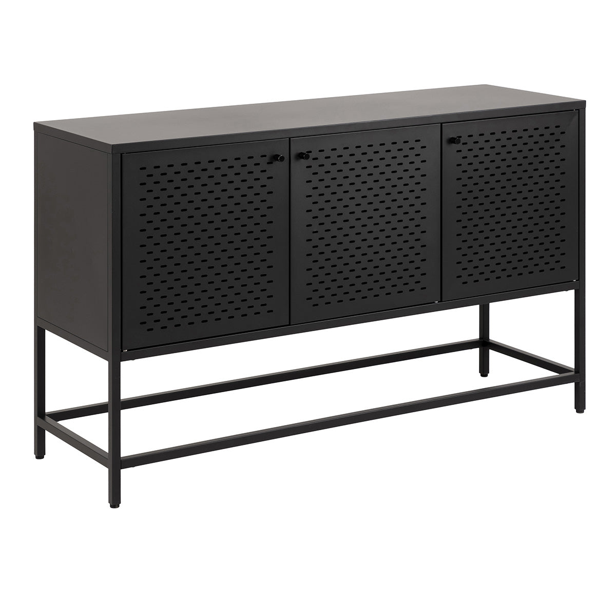 Metal Sideboard Raised With 3 Doors - Newcastle