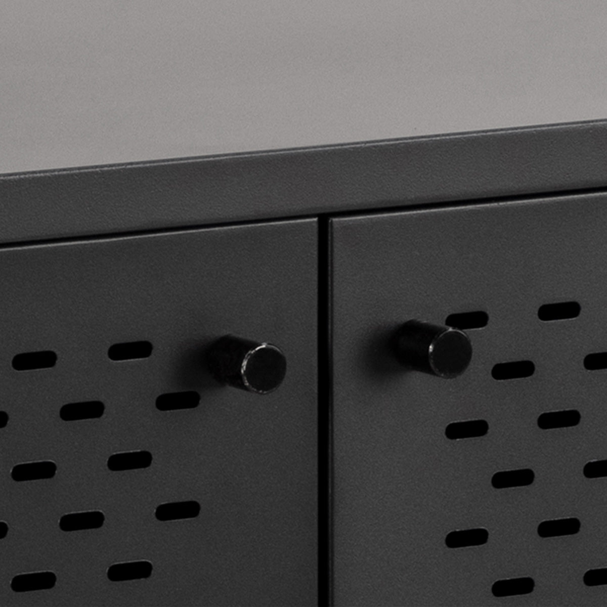 Metal Sideboard Raised With 3 Doors - Newcastle