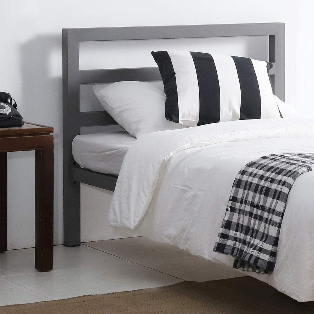 Metal Single Bed With Sprung Slatted Base - City Block