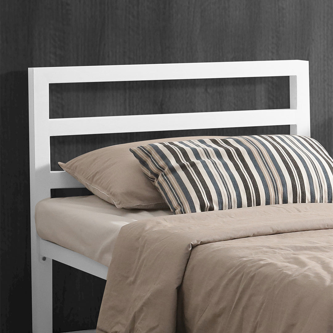 Metal Single Bed With Sprung Slatted Base - City Block