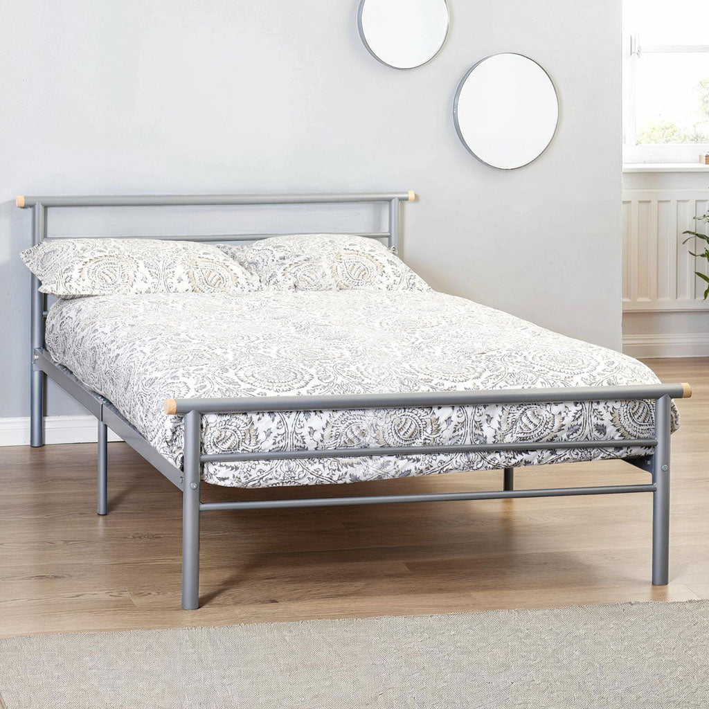 Metal Small Double Bed - Orion