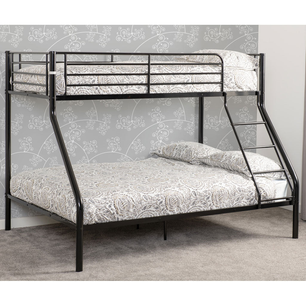 Metal Triple Sleeper Bunk Bed With Ladder - Tandi