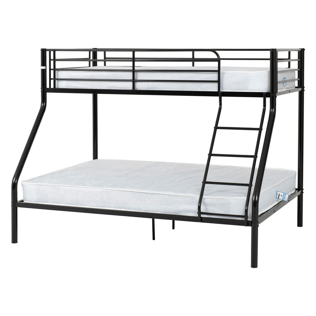 Metal Triple Sleeper Bunk Bed With Ladder - Tandi