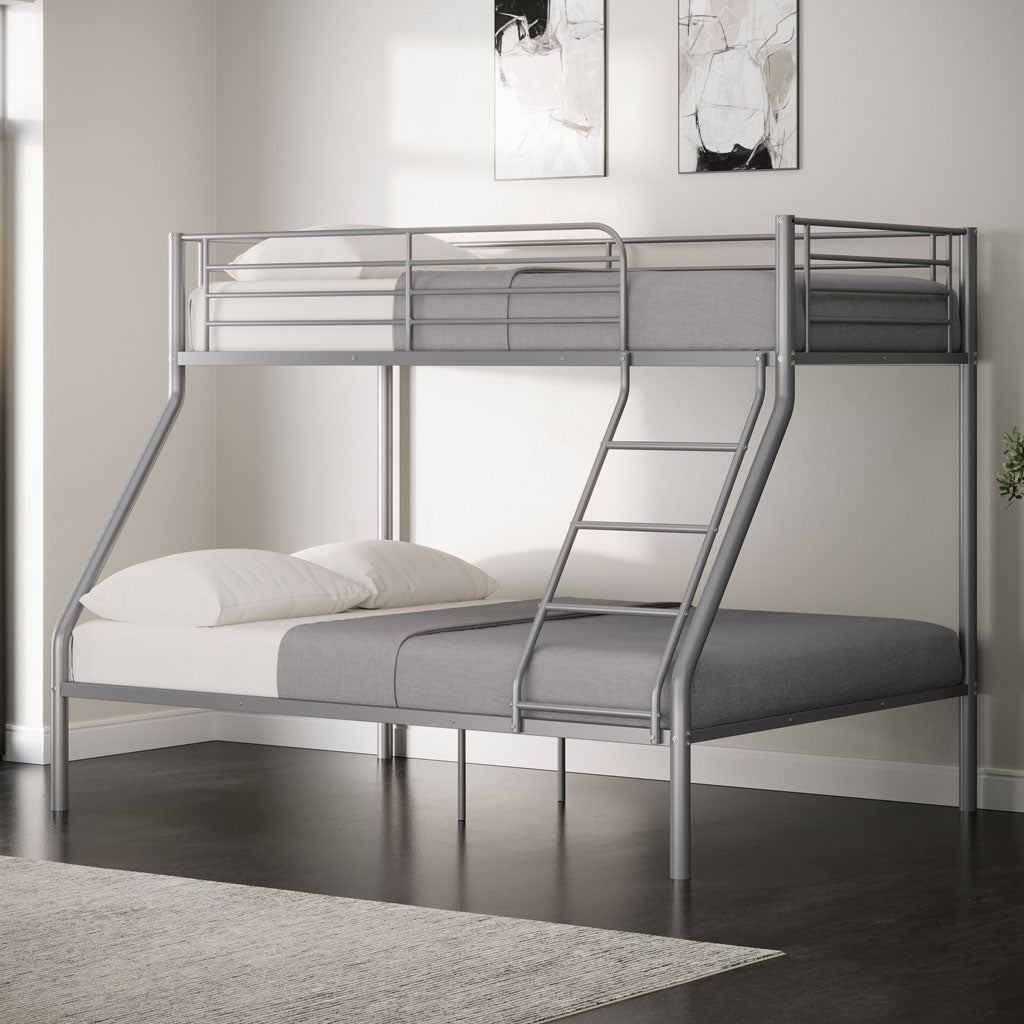 Metal Triple Sleeper Bunk Bed With Ladder - Tandi