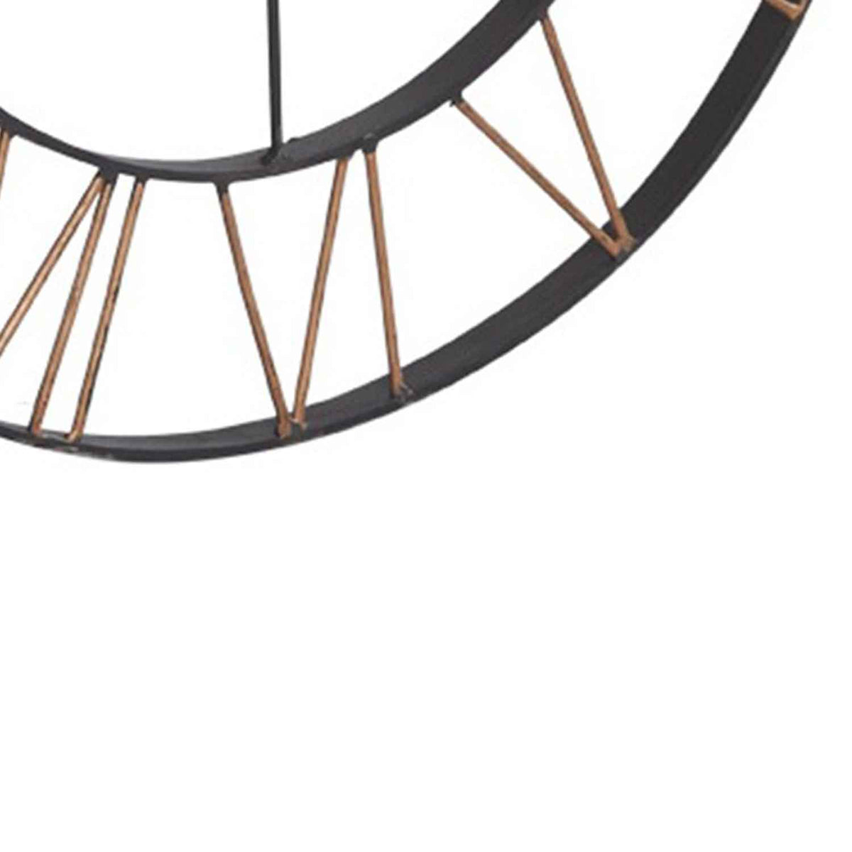Metal Wall Clock 66cm Wide - Lincoln