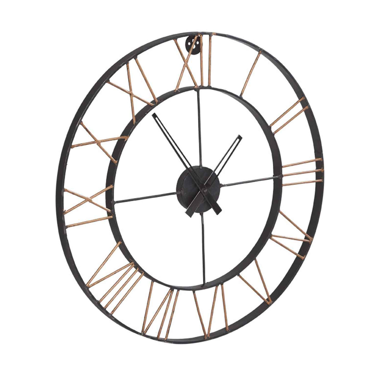 Metal Wall Clock 66cm Wide - Lincoln